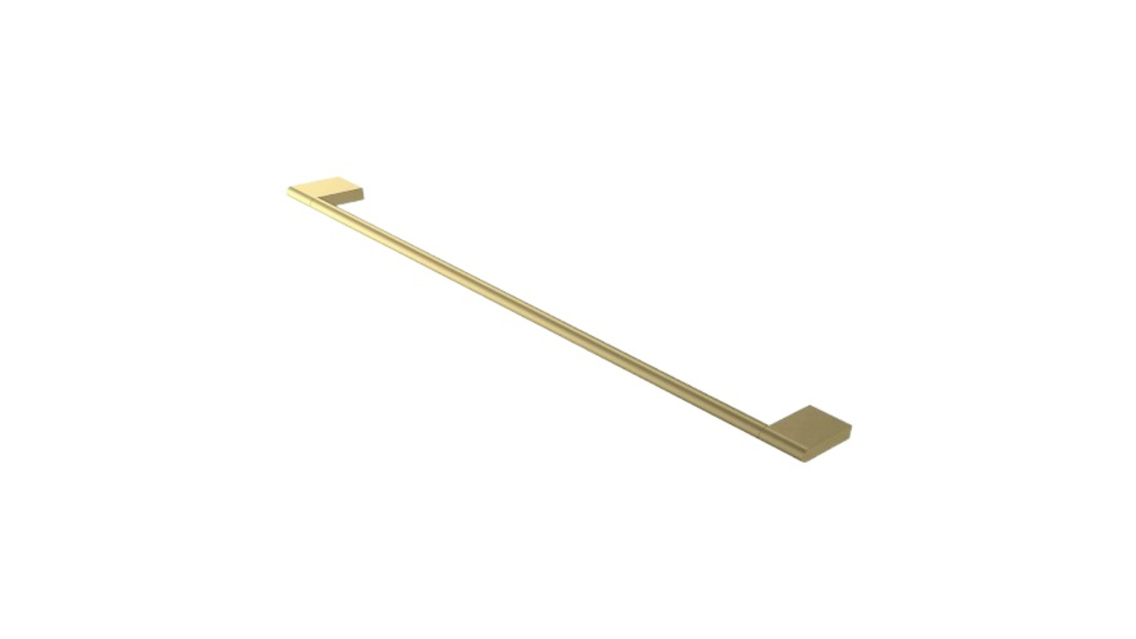 Parisi Linfa 800mm Single Towel Rail - Brushed Brass