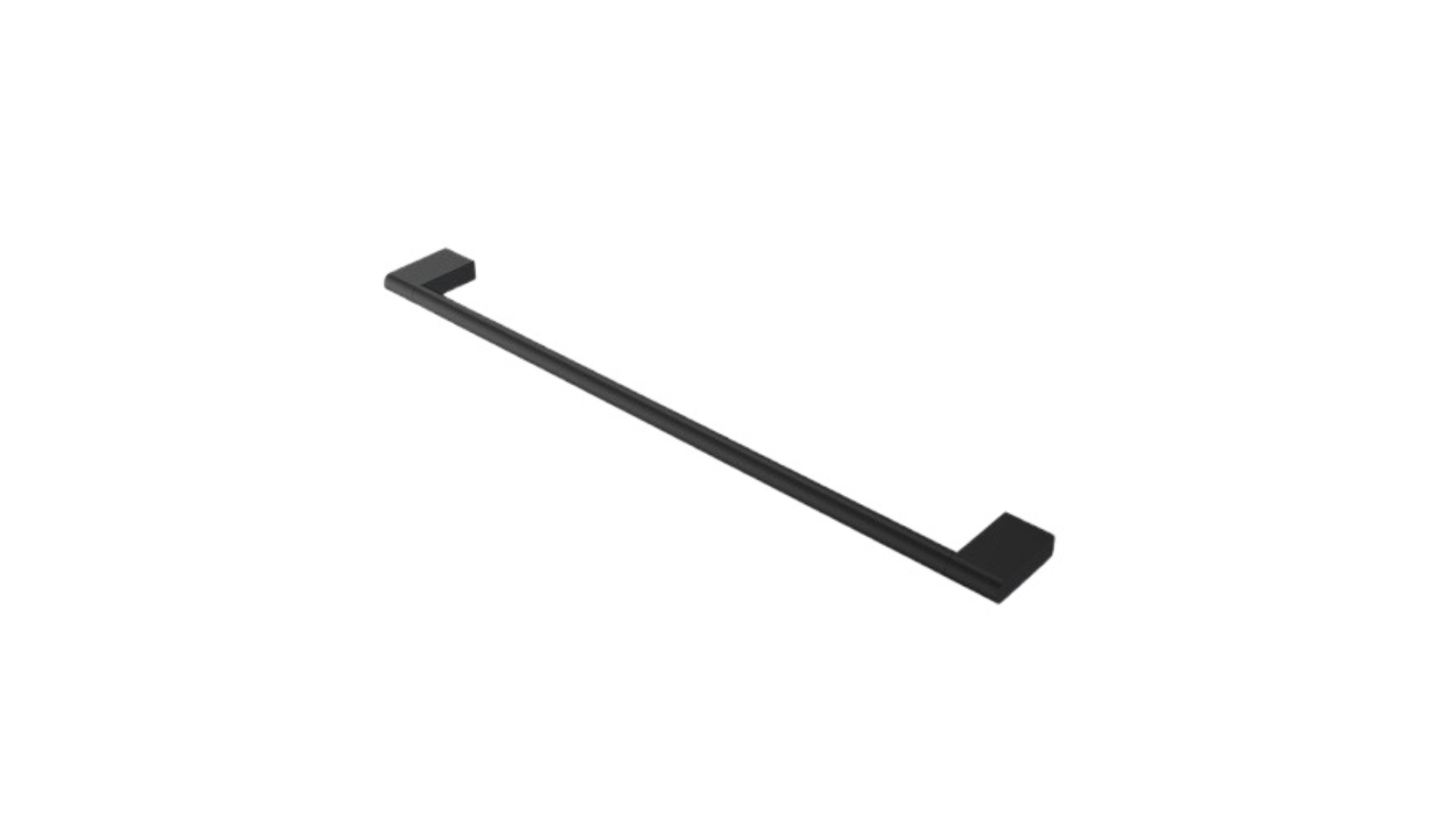 Parisi Linfa 600mm Single Towel Rail - Matte Black