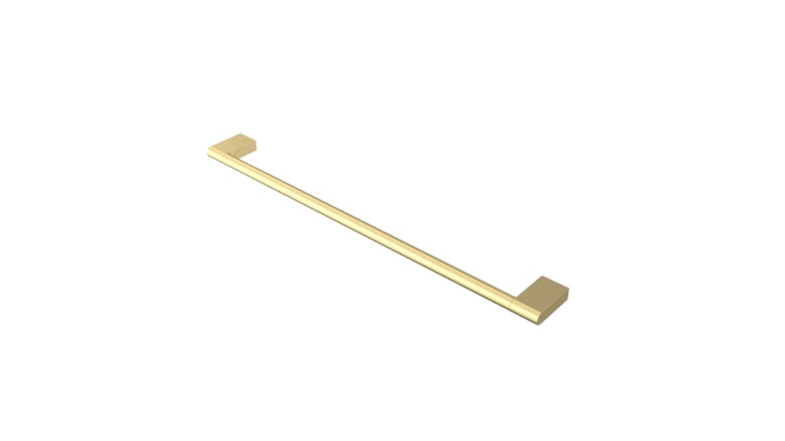 Parisi Linfa 600mm Single Towel Rail - Brushed Brass