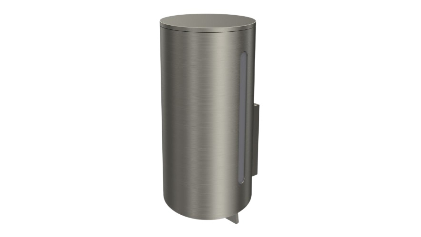 Parisi Tondo Wall Mounted Compact Shower Soap Dispenser - Brushed Nickel