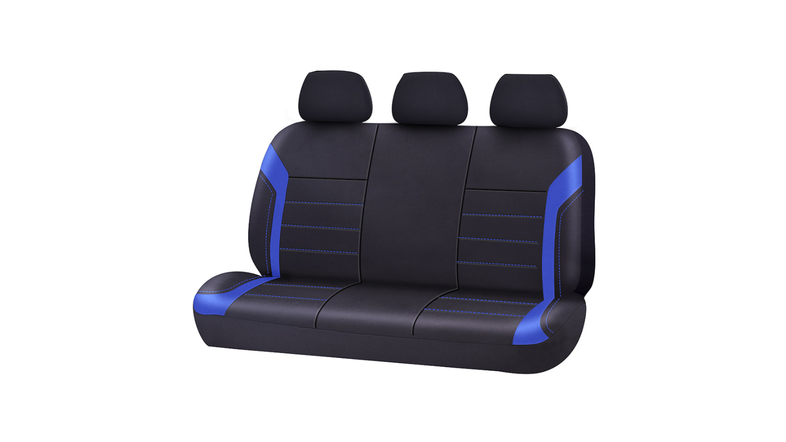My Car Universal Ultra Light Neoprene Rear Seat Cover Size 06/08H - Black/Blue
