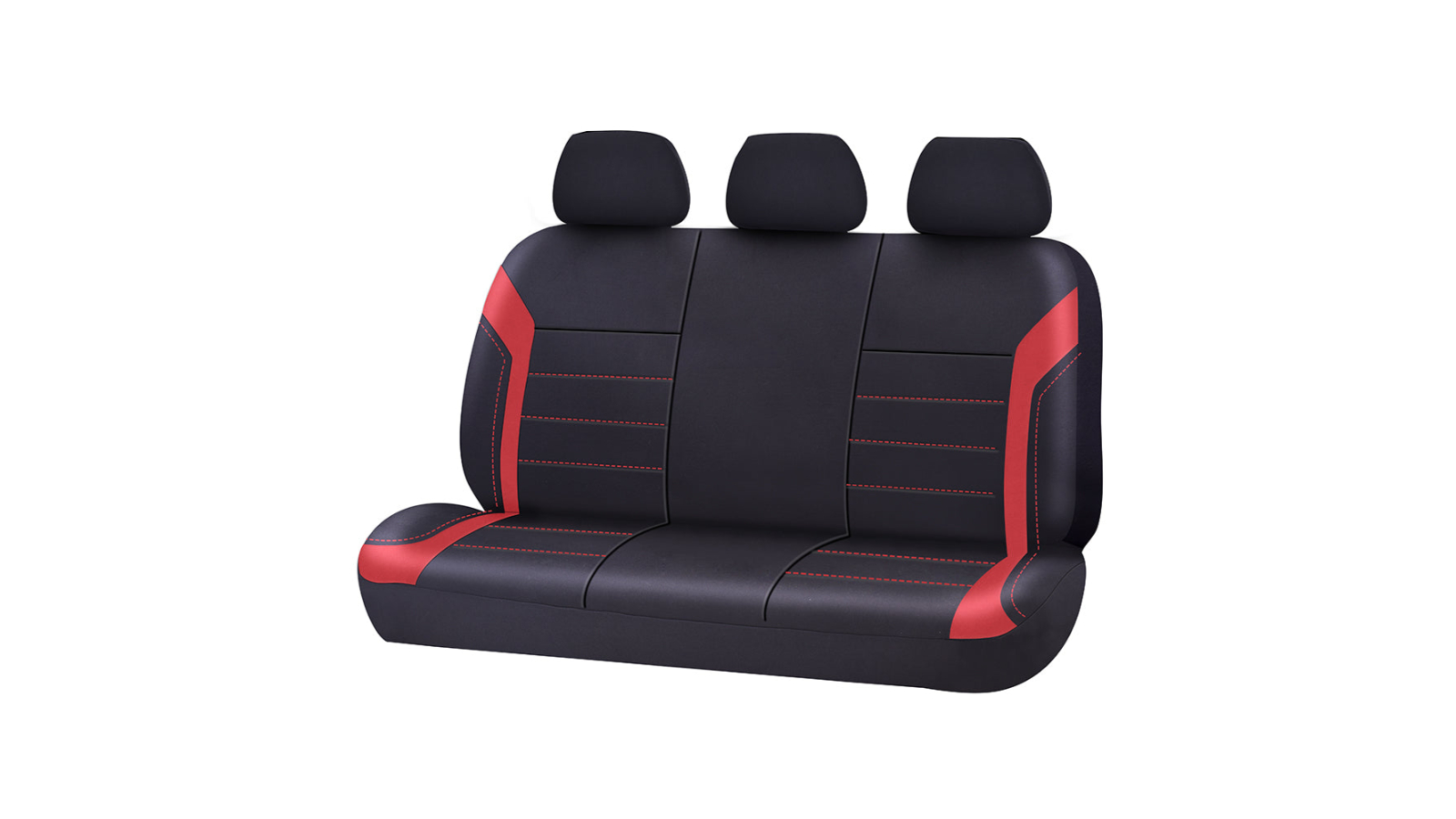 My Car Universal Ultra Light Neoprene Rear Seat Cover Size 06/08H - Black/Red