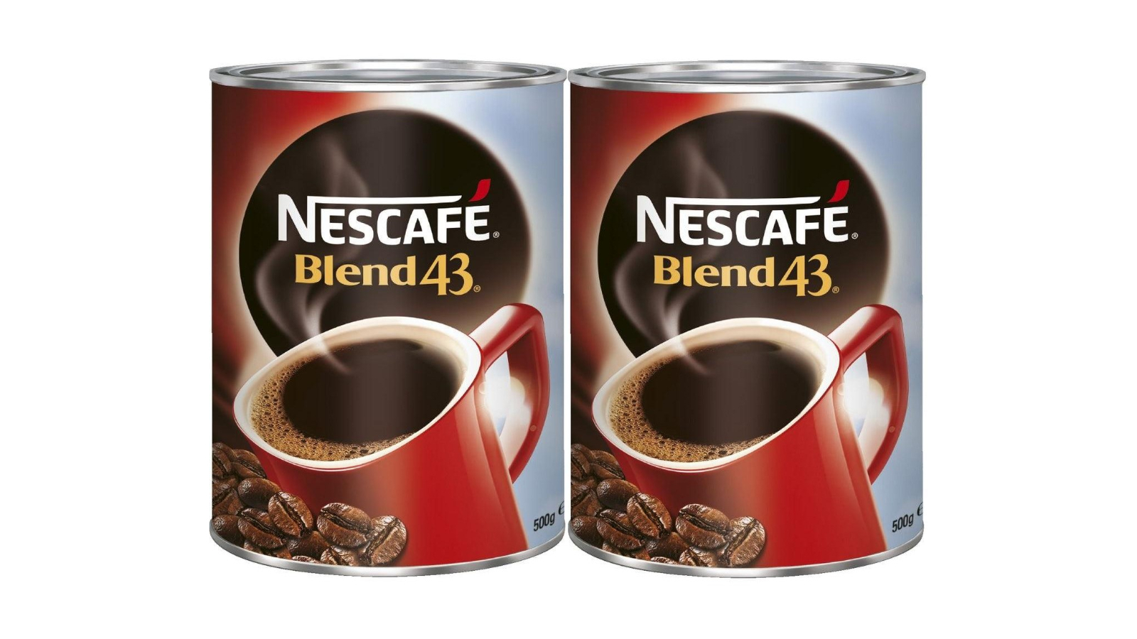 Nescafe Blend 43 500g Instant Coffee - Pack of 2