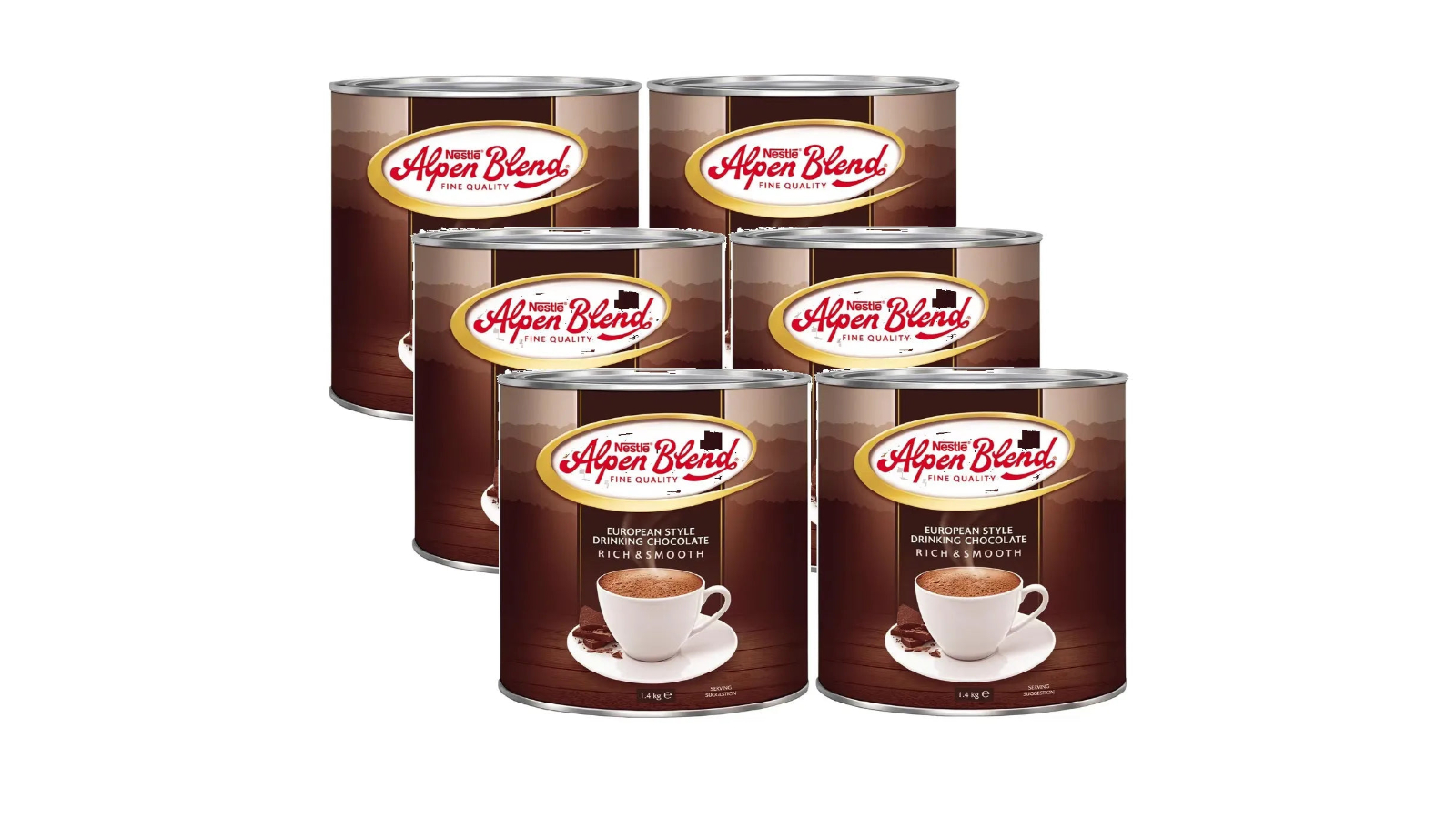 Cadbury Pack of 8 Milk Drinking Chocolate Powder - 2kg