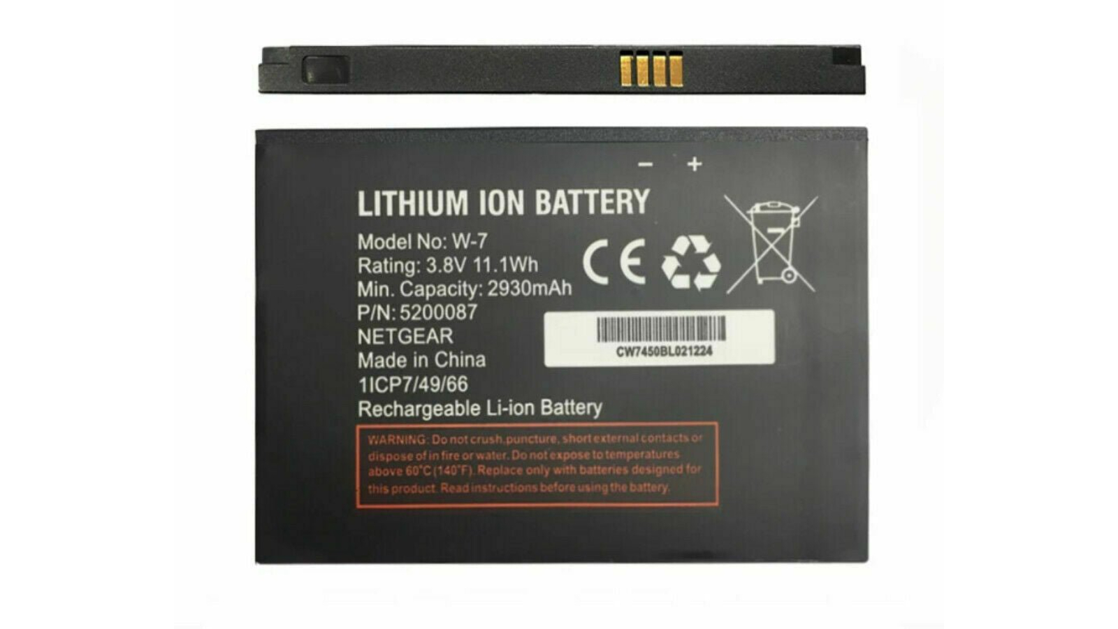 BatteryMate BMBTw7/Netgear790s Replacement Battery for Netgear AirCard 790s 