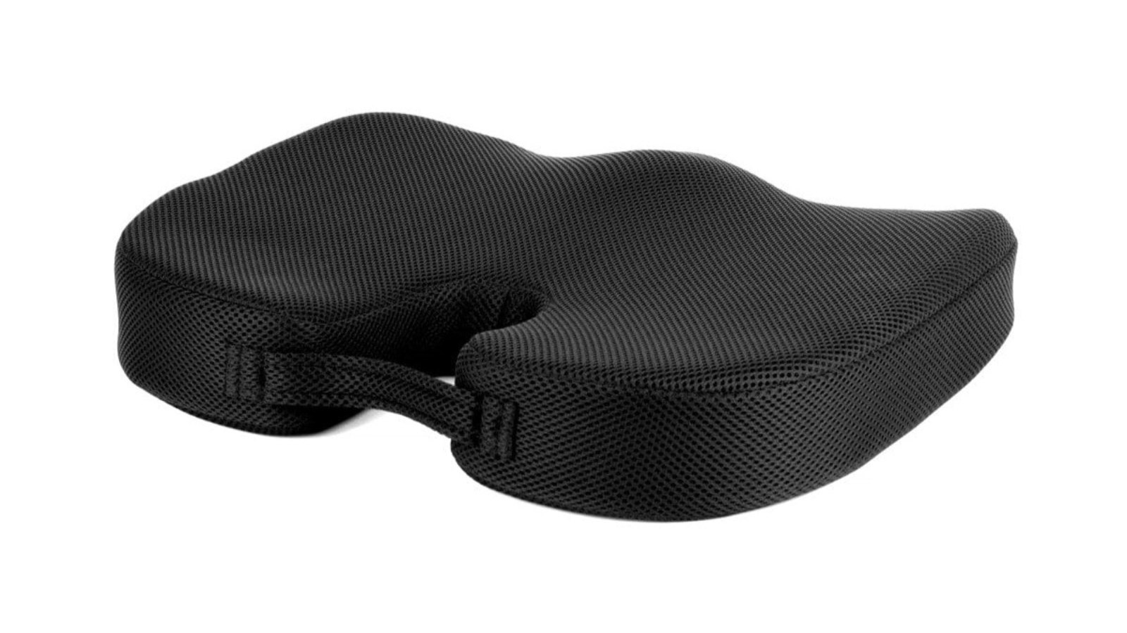Living Today Bamboo Memory Foam Seat Cushion - Black
