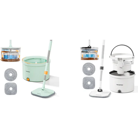 New Oriental Round Mop/Bucket Set with Clean/Dirty Water Separation