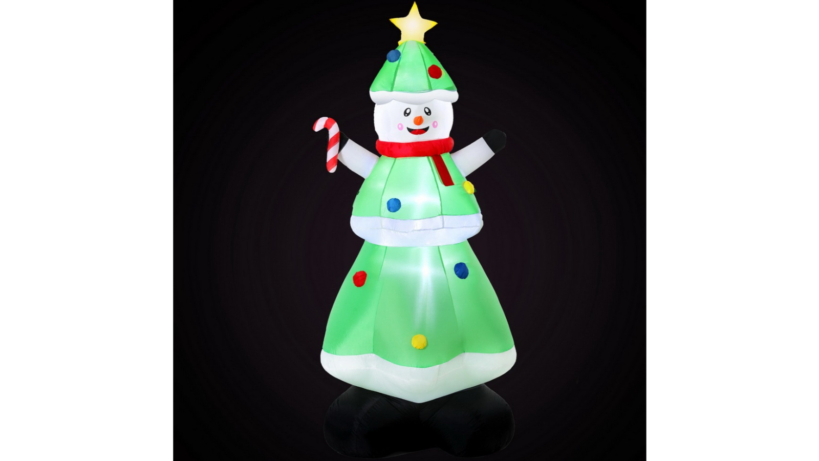 Jingle Jollys 2.75metre Christmas Inflatable Snowman Tree