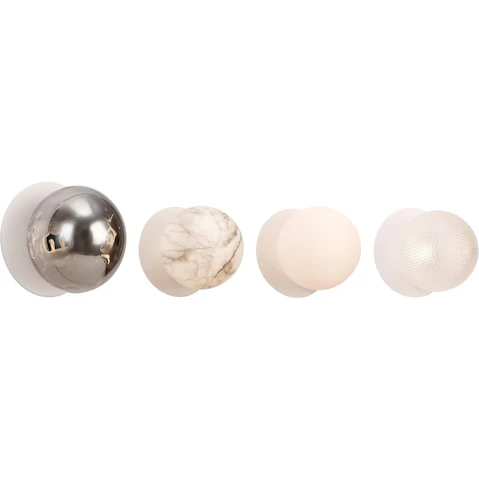 Lexi Lighting Odessa Warm White LED Wall Light with White Base
