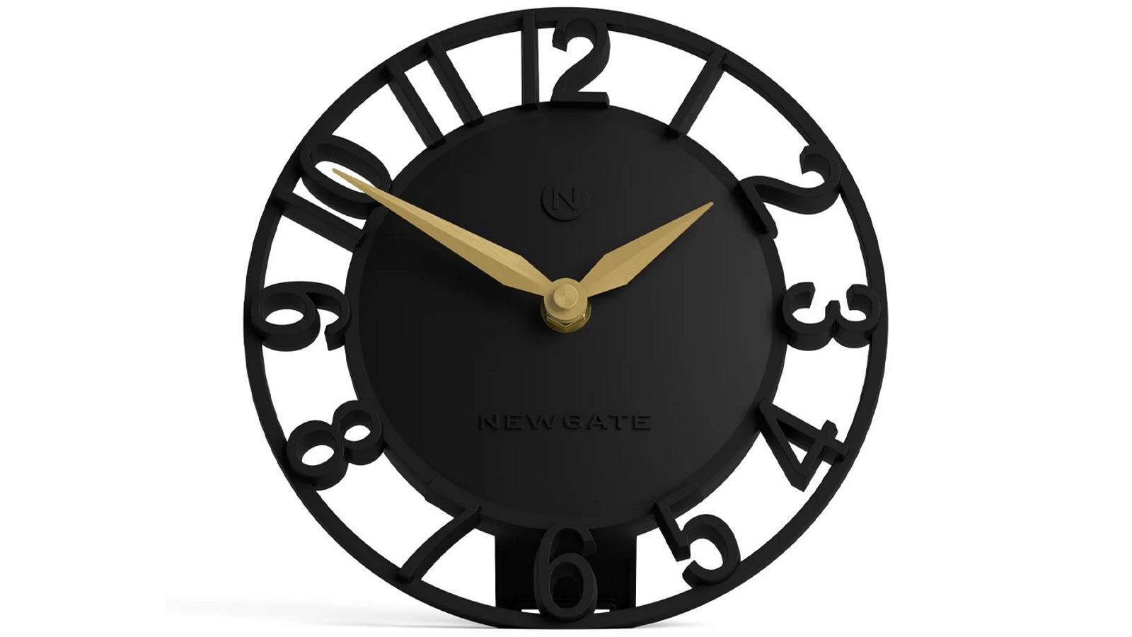 Newgate Timewarp Mantel Clock - Black