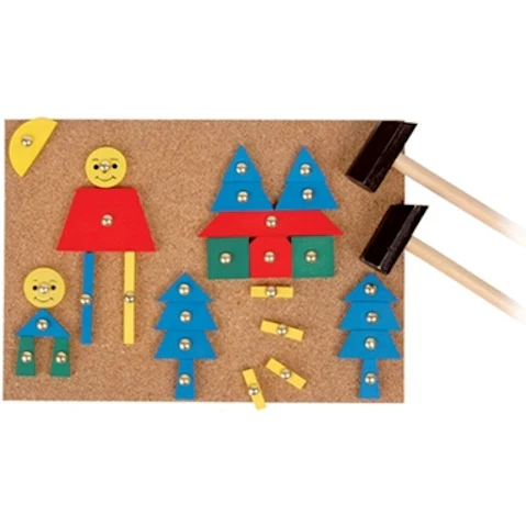 Kaper Kidz Tap a Shape with Hammer Nails