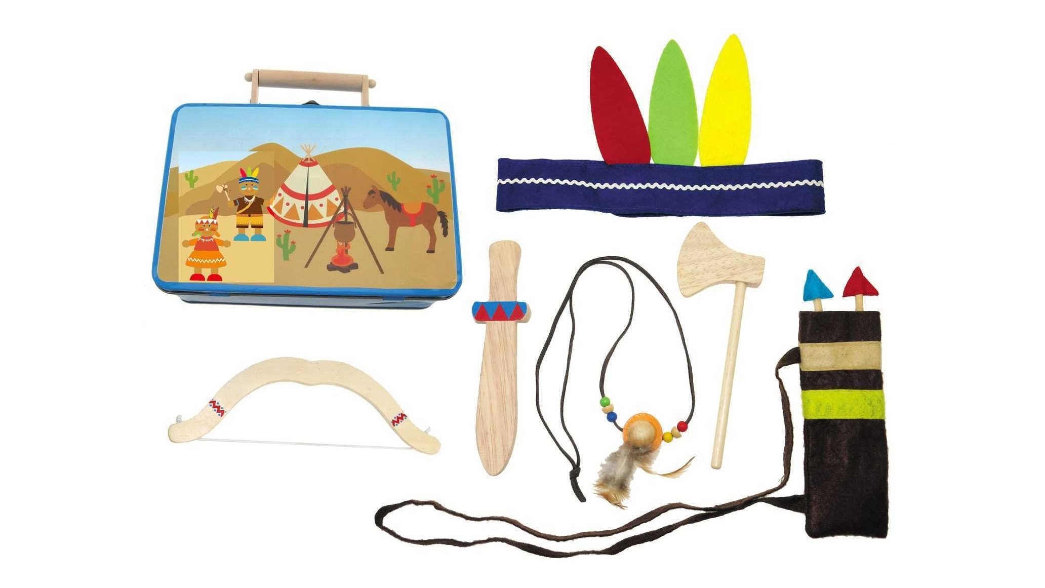 Kaper Kidz Playset in Tin Case - Indian 