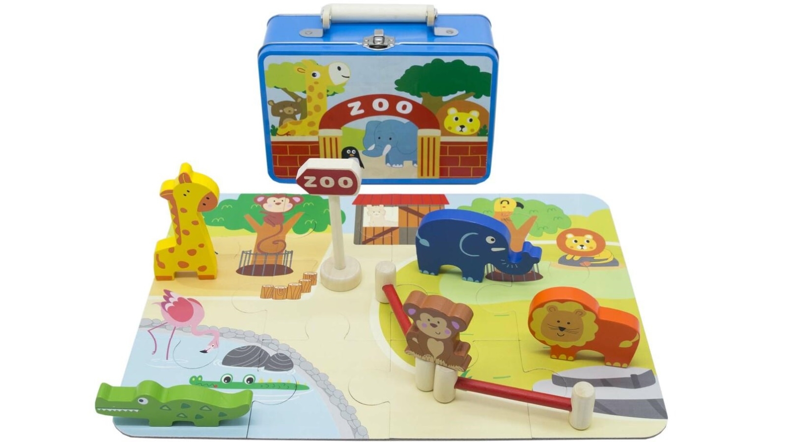 Kaper Kidz Zoo Playset in Tin Case