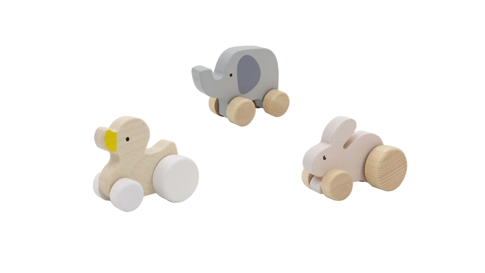 Kaper Kidz Set of 3 Wooden Animal Car