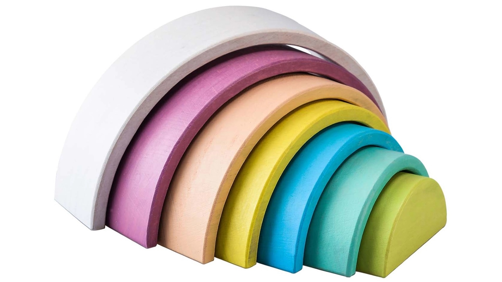Kaper Kidz Breezy Wooden Stacking Rainbow Vintage