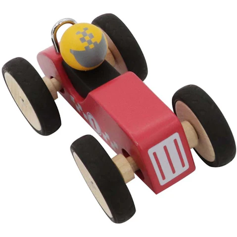 Kaper Kidz Retro Large Racing Car - Red