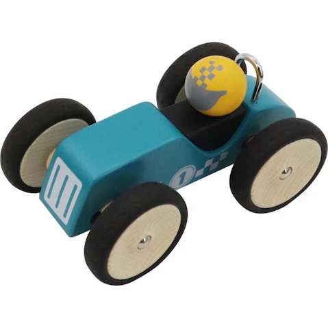 Kaper Kidz Retro Large Racing Car - Green