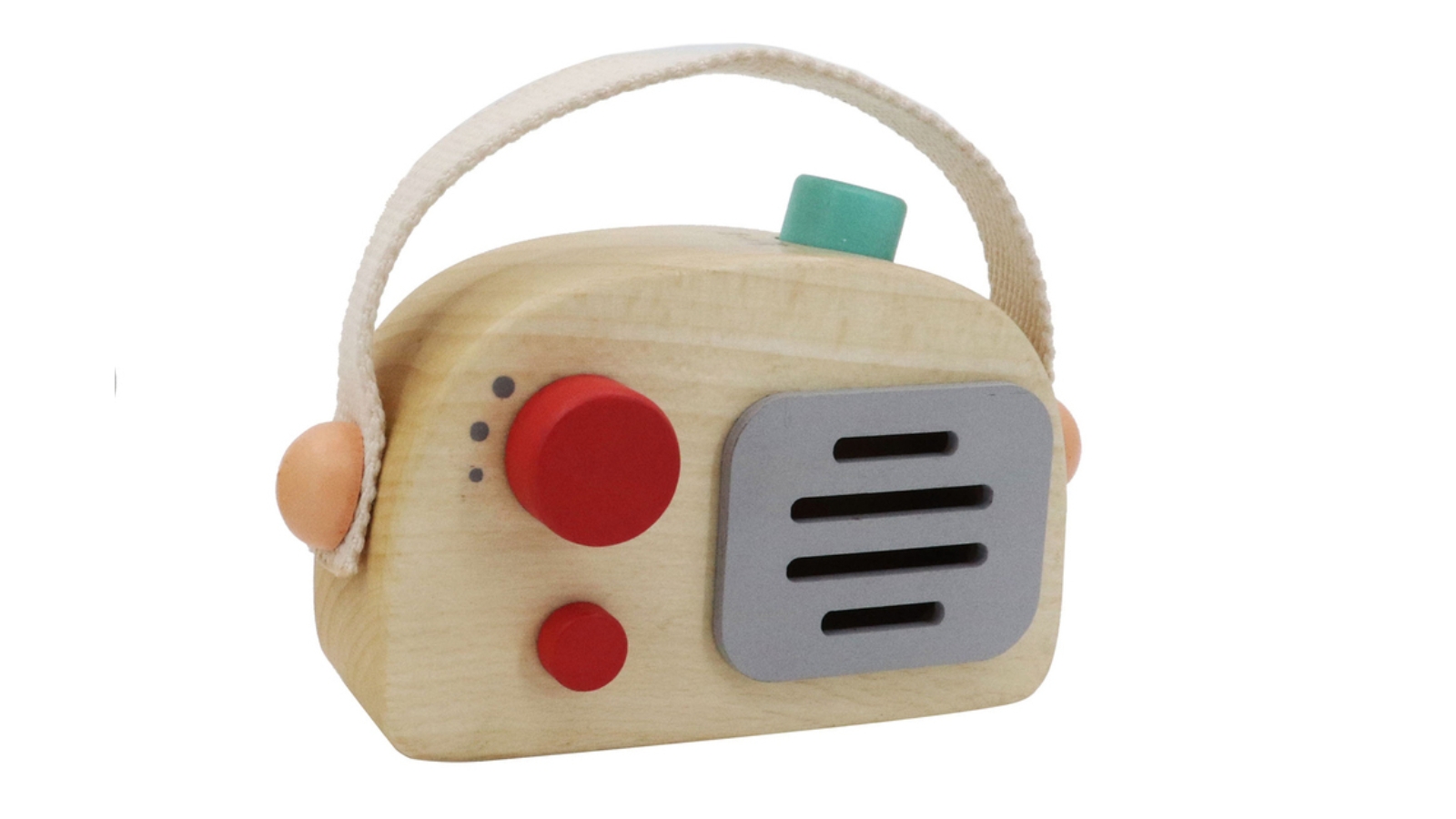 Kaper Kidz Wooden Radio Music Box - Red