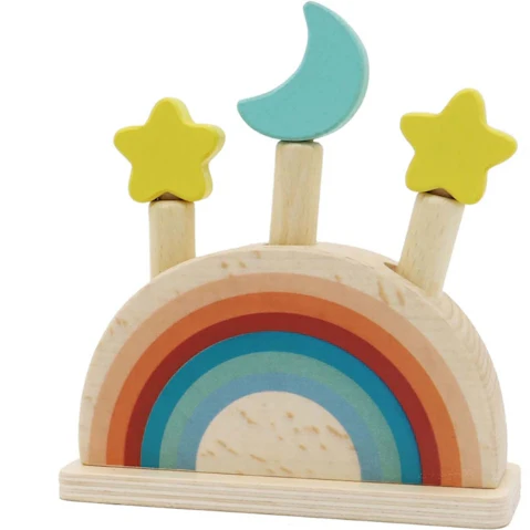 Kaper Kidz Calm and Breezy Pop Up Toy - Rainbow