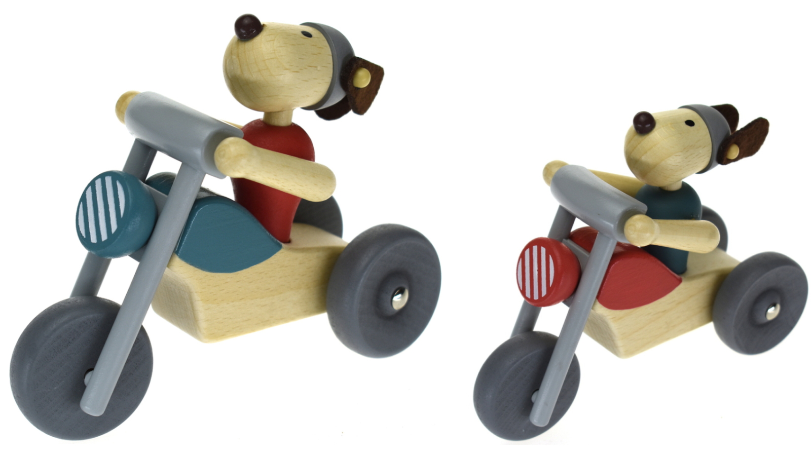Kaper Kidz Retro MD Motorcycle Toy with Cute Dog Ride