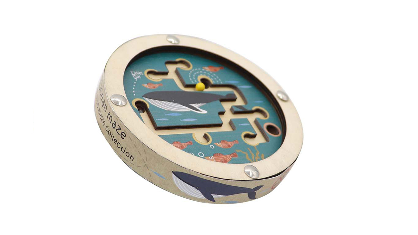 Kaper Kidz Double-Sided Ocean Maze in Disc