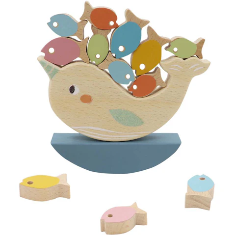 Kaper Kidz Wooden Fish Balancing Game