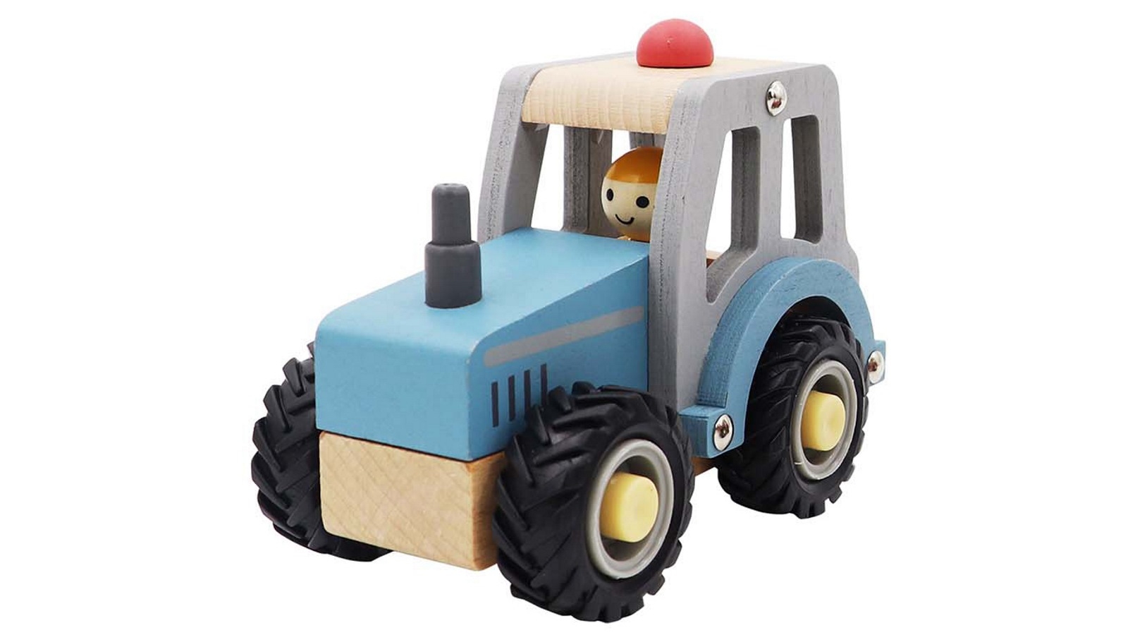 Kaper Kidz Tractor with Rubber Wheels - Blue