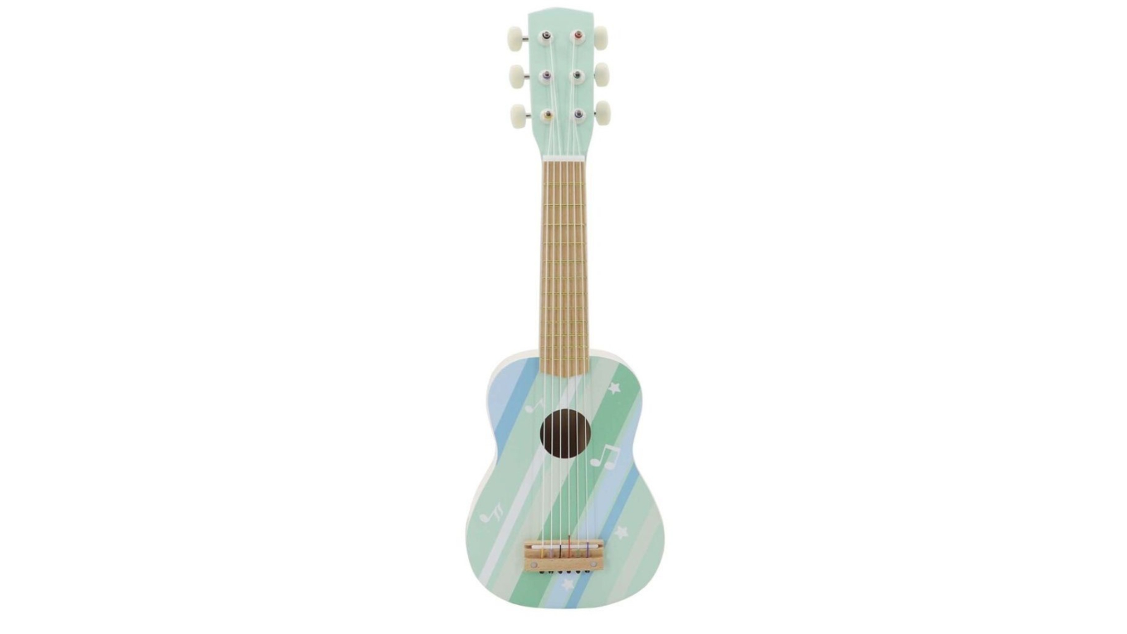 Kaper Kidz Calm and Breezy Wooden Guitar Misty Aqua