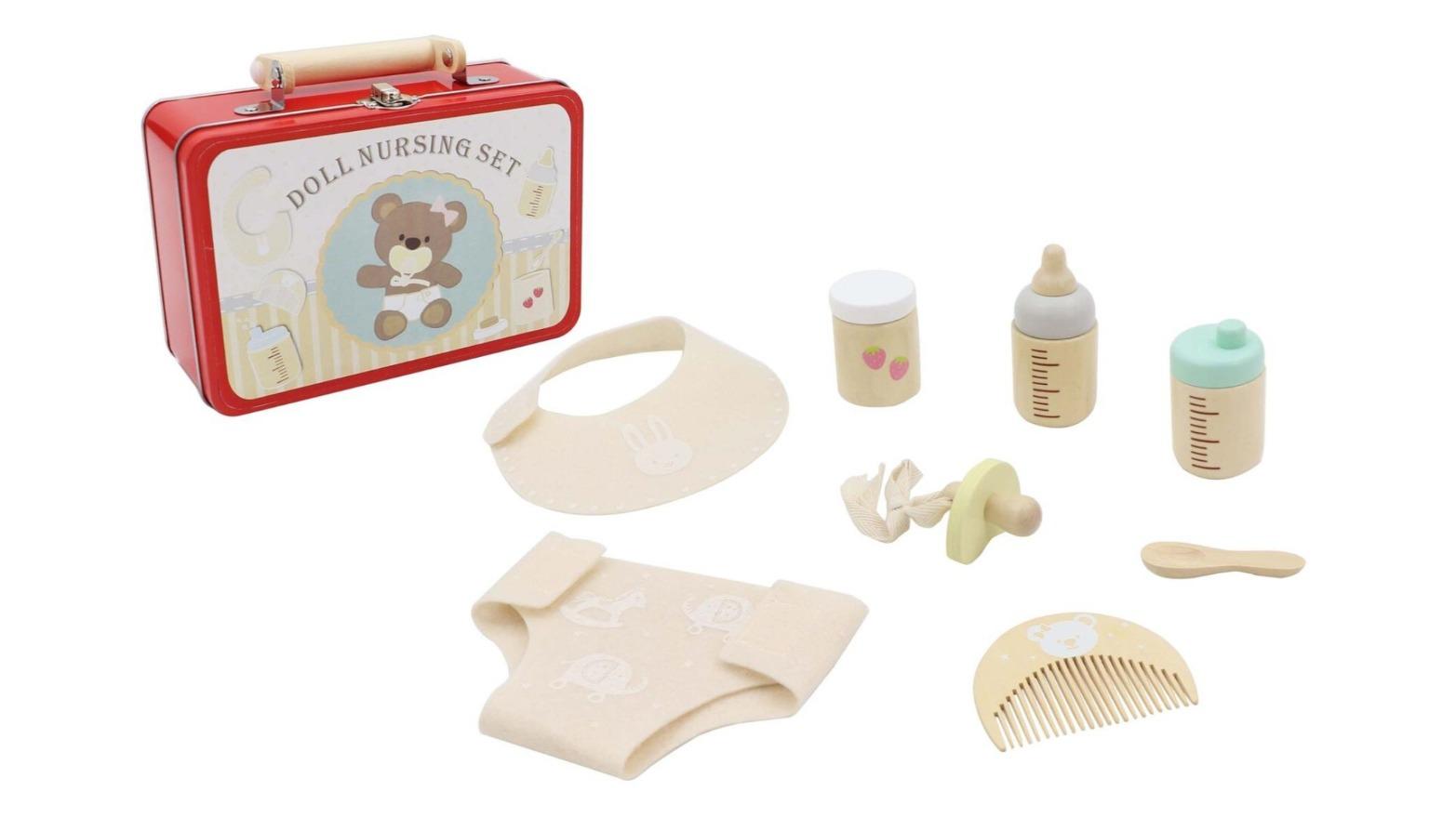 Kaper Kidz Doll Nursing Playset in Tin Case