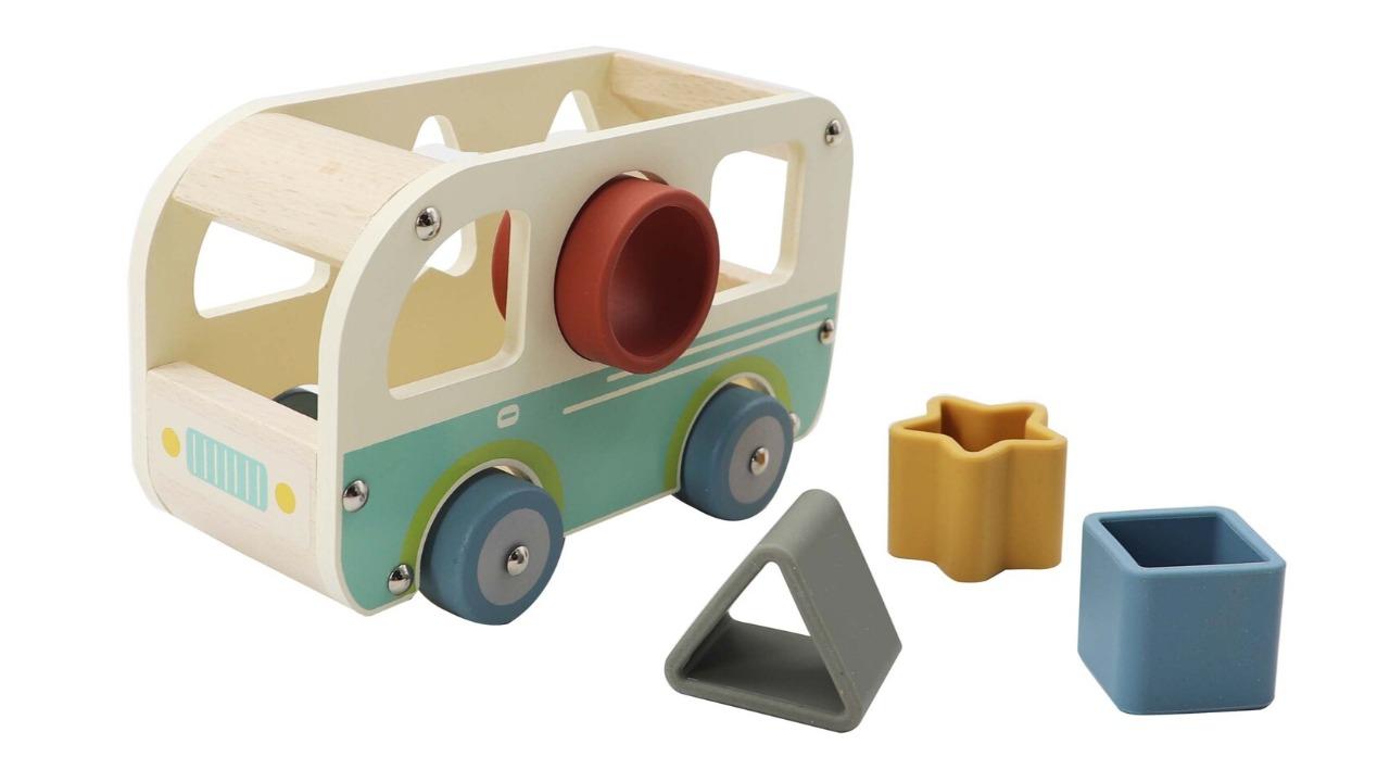 Kaper Kidz Ecoshape Wheelie Van Shape Sorter