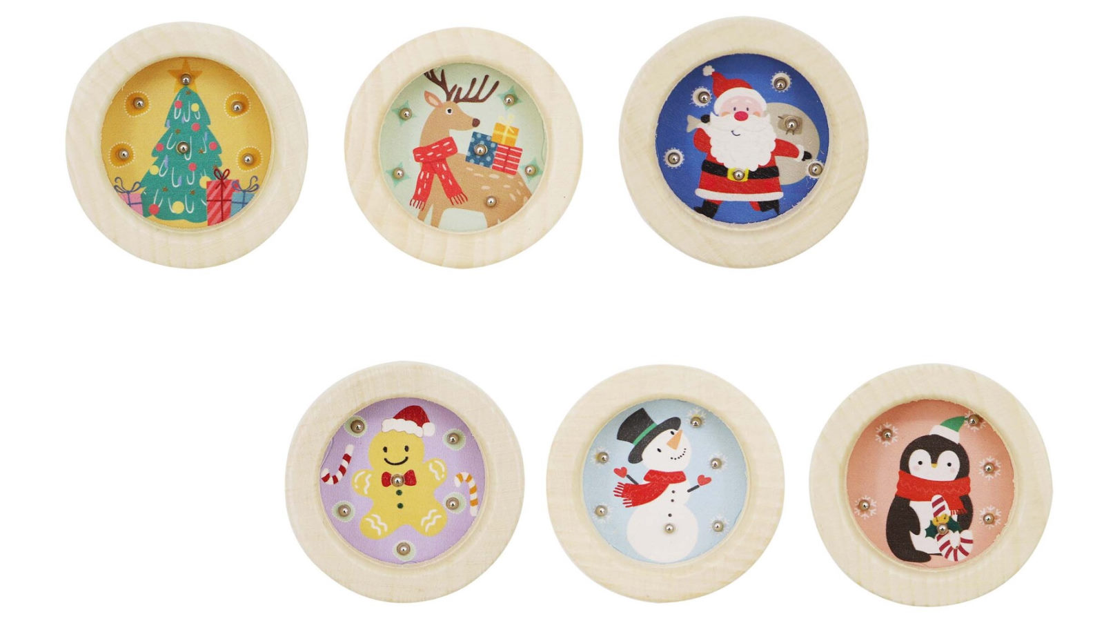 Kaper Kidz Set of 6 Christmas Balance Ball Game