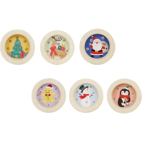 Kaper Kidz Set of 6 Christmas Balance Ball Game