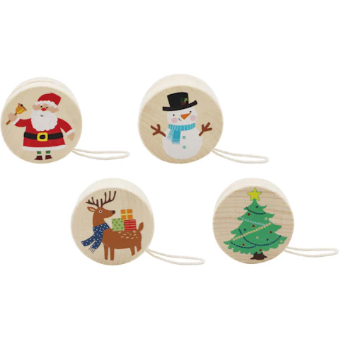 Kaper Kidz Set of 4 Christmas Yo-Yo