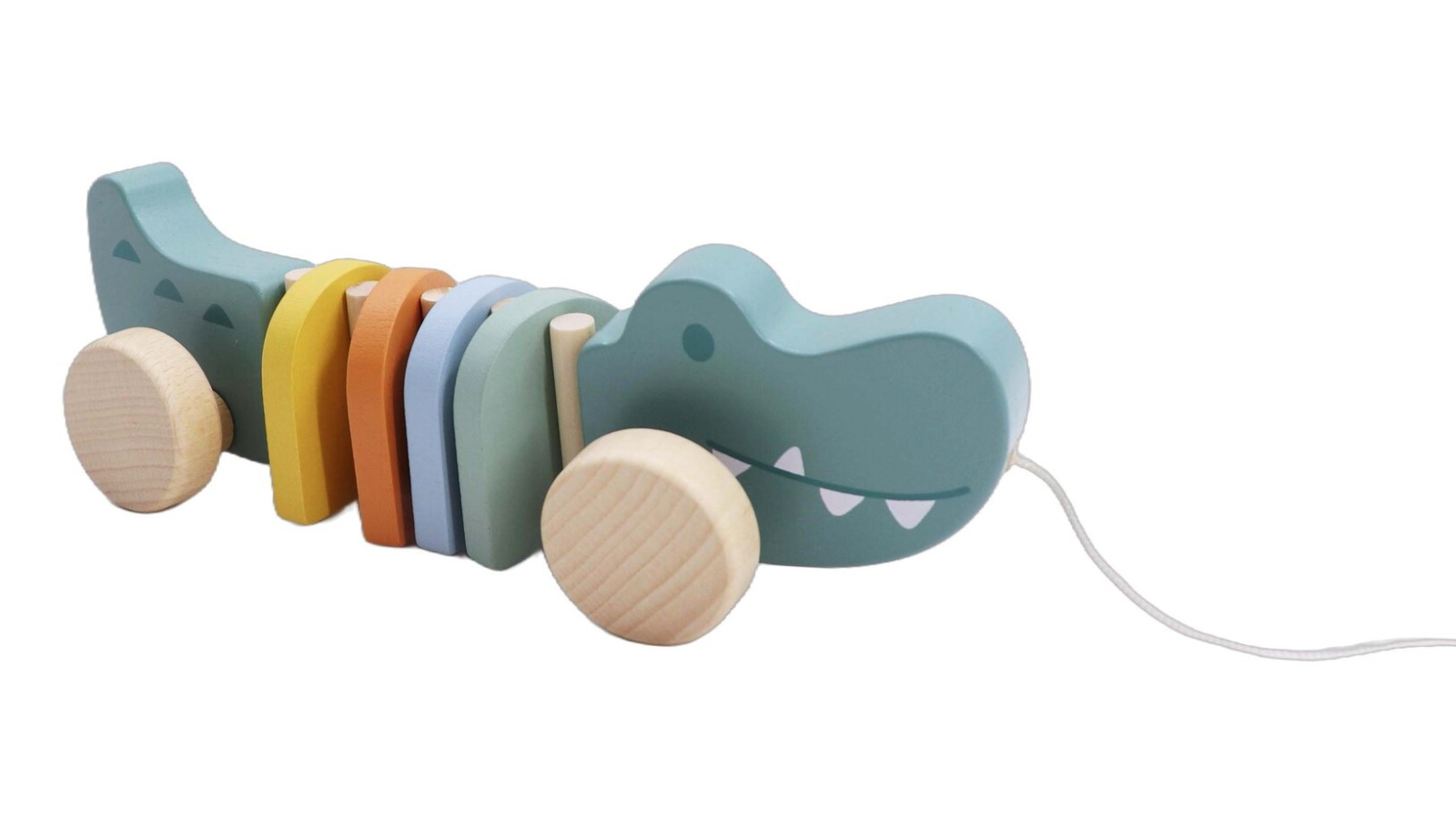 Kaper Kidz Wooden Crocodile Pull A Long