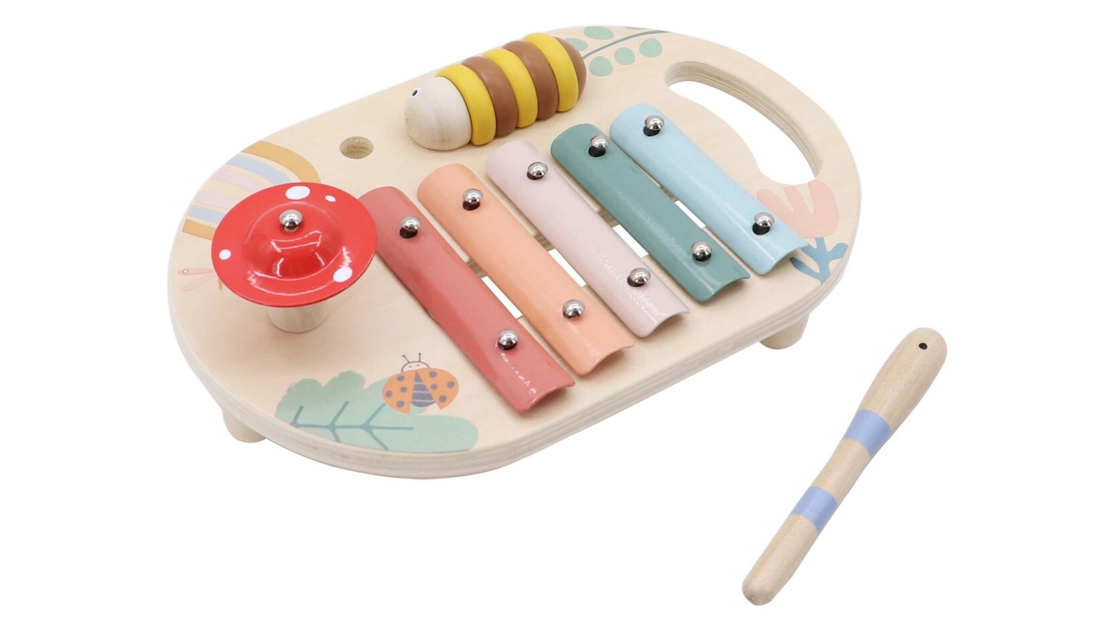 Kaper Kidz Wooden Spring Insect Music Table