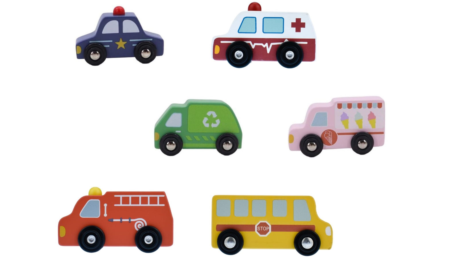 Kaper Kidz Wooden Transportation Set