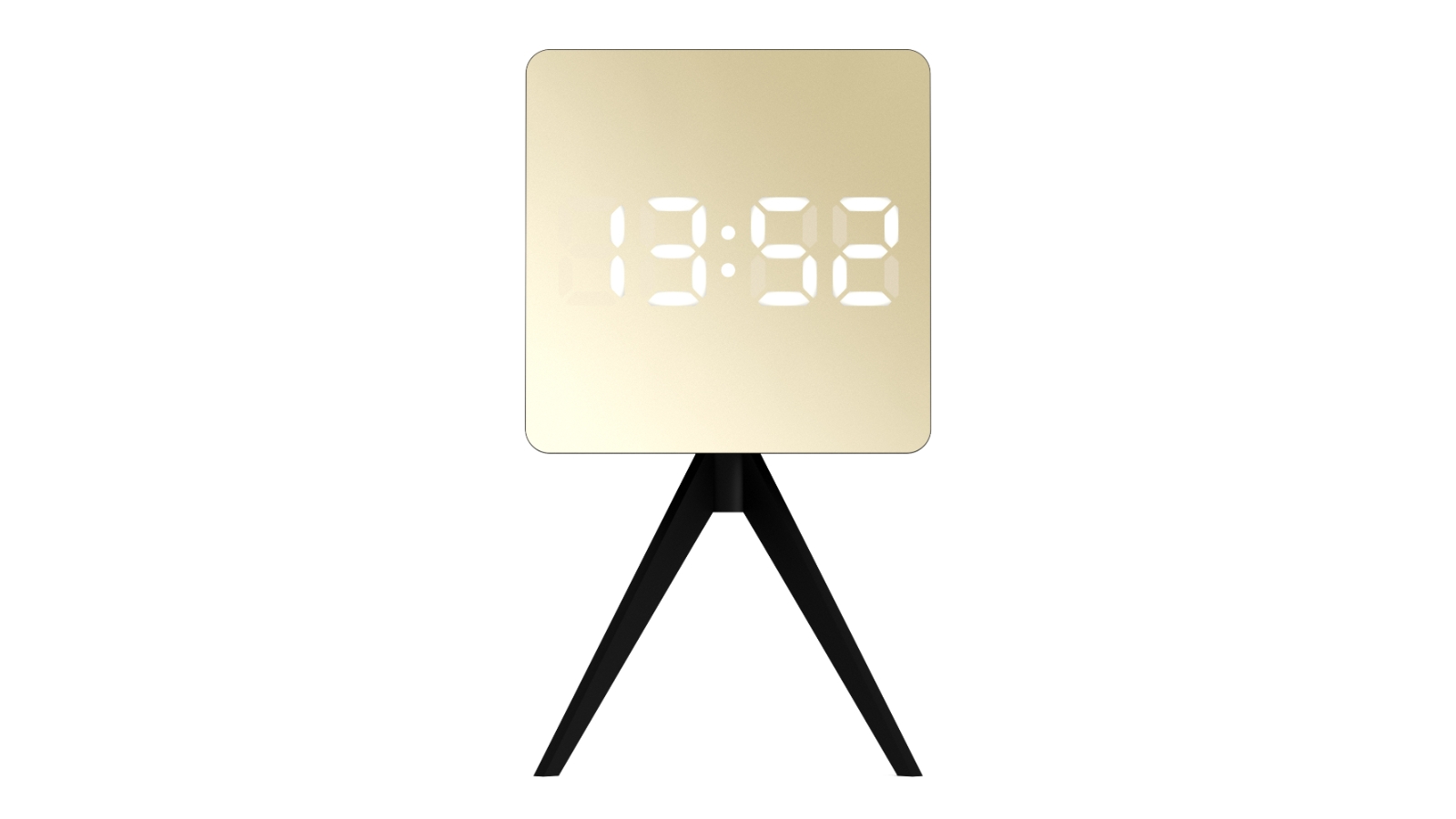 Space Hotel Droid Led Alarm Clock Red