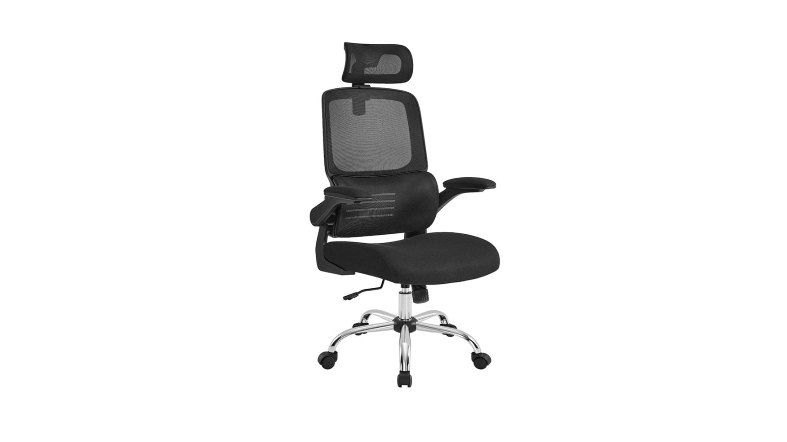 Maestro Furniture Nia High Back Mesh Fabric Ergonomic Office Chair ...
