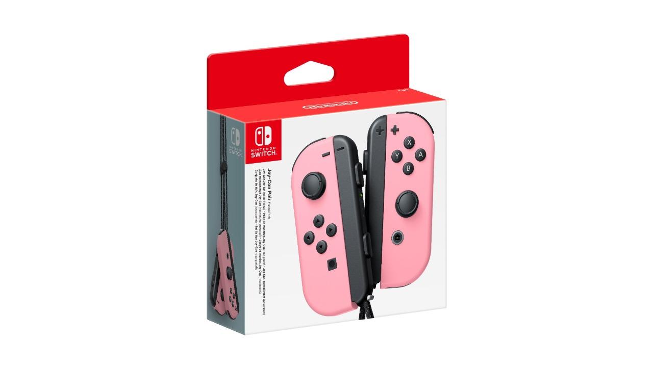 Nintendo Switch Joy Con Pair Pastel Pink Harvey Norman