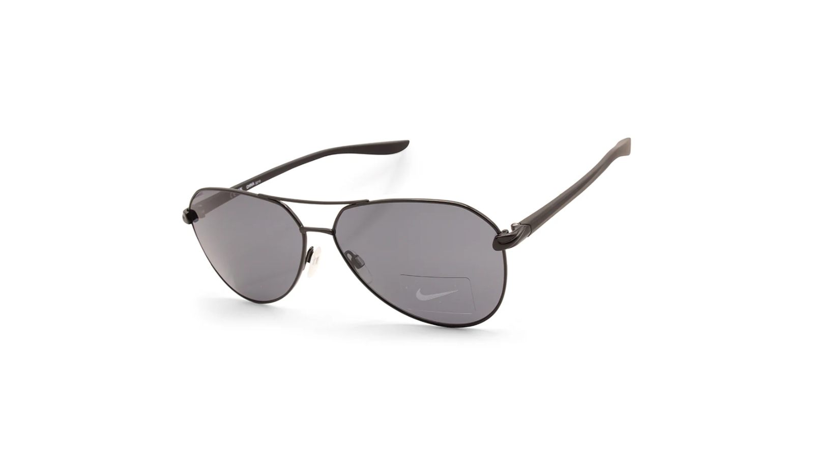 Nike DJ0888 010 City Aviator Men's Pilot Style Sunglasses - Satin Black