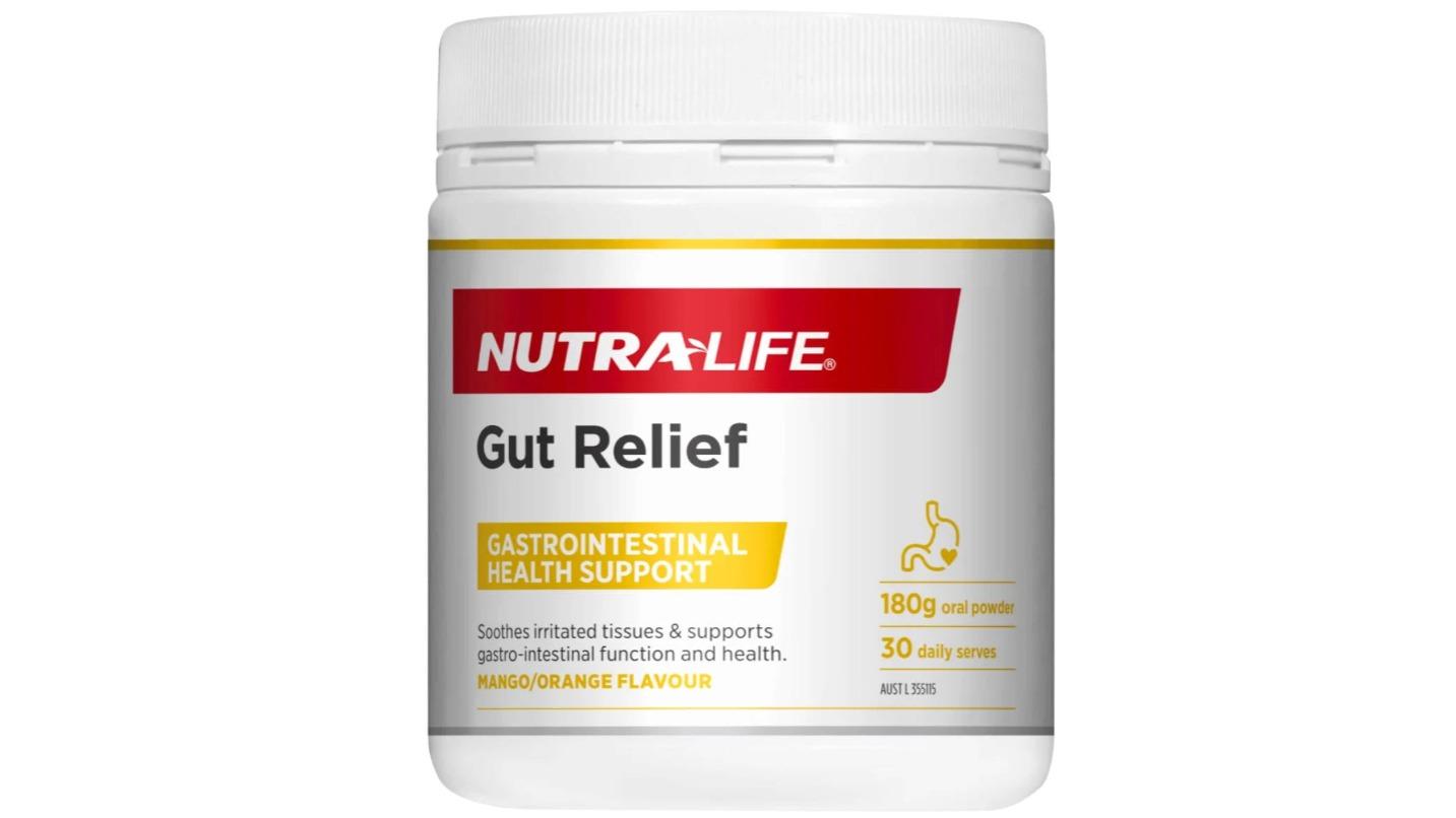 Nutralife 180g Gastrointestinal Health Support Vegan Gut Relief Oral Powder