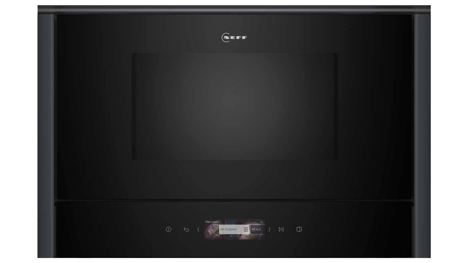 NEFF 380mm Flex Design Built-in Microwave Oven - Anthracite Grey