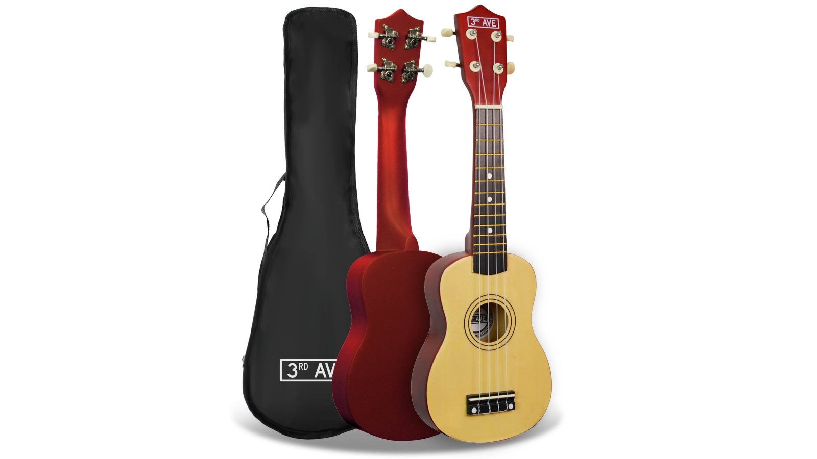 3rd Avenue Soprano Ukulele - Natural