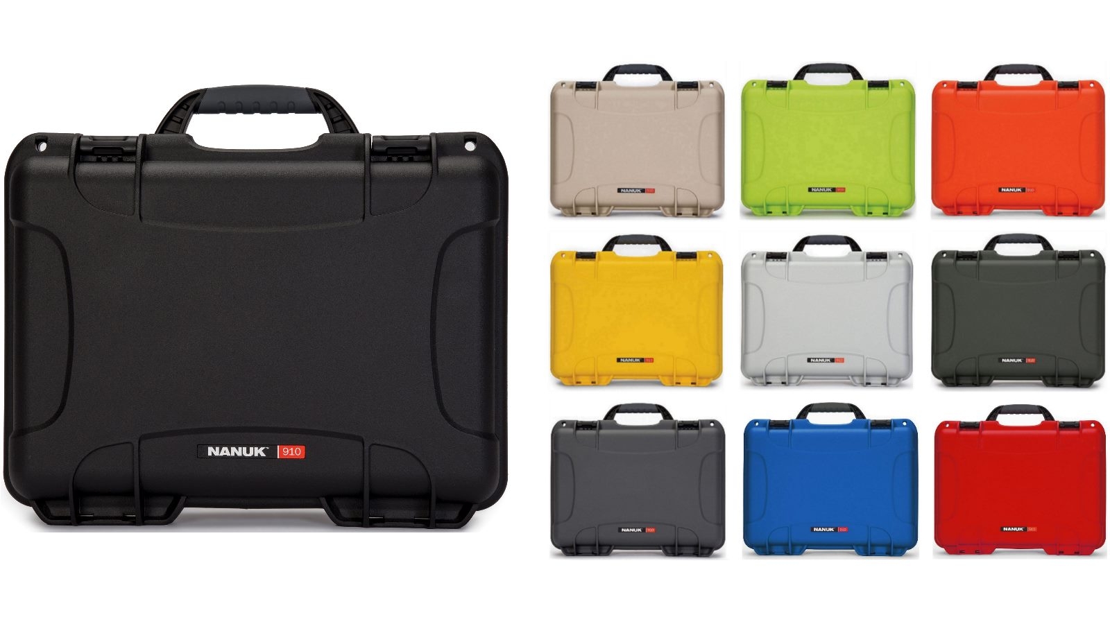 Nanuk 910 Case with Foam Insert for 10 Watches Harvey Norman