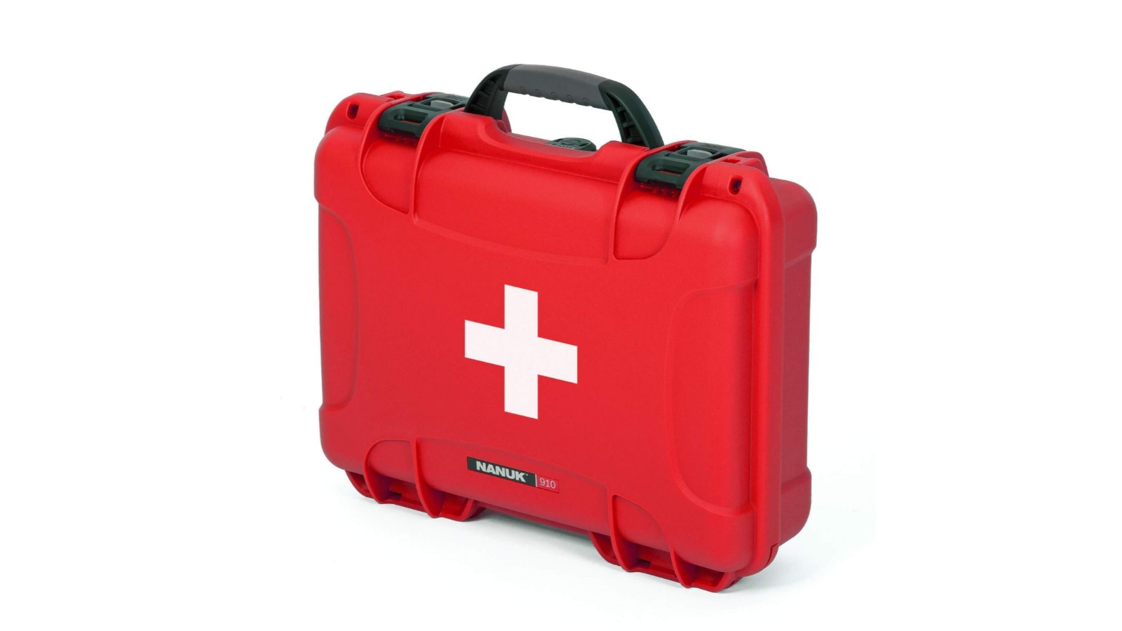 Nanuk Red Case with First Aid Logo - 910