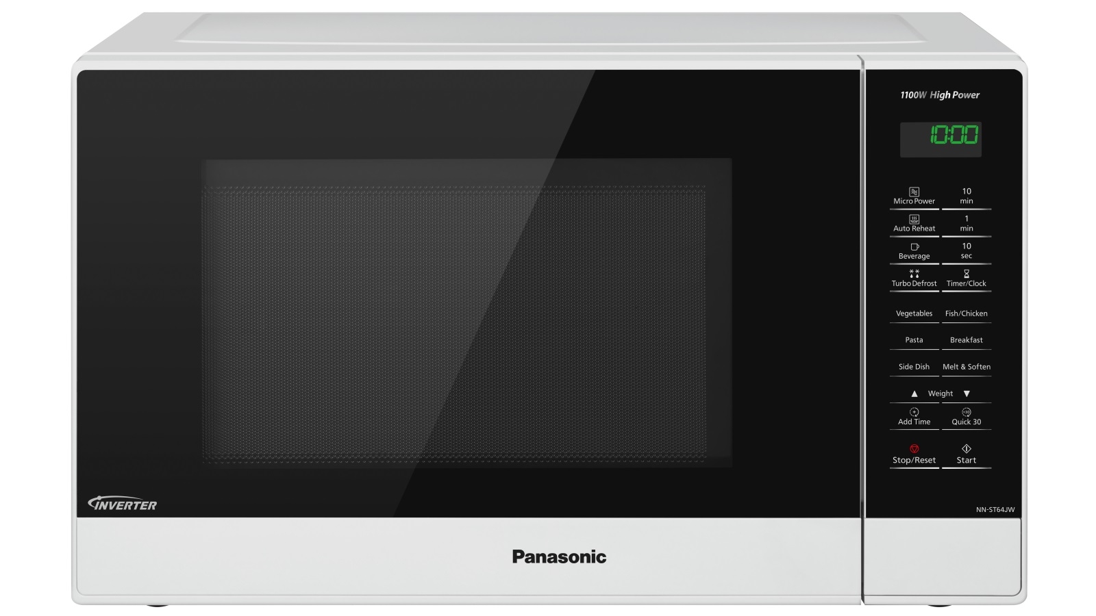 Panasonic 32L White Fascia Inverter Microwave Oven Harvey Norman