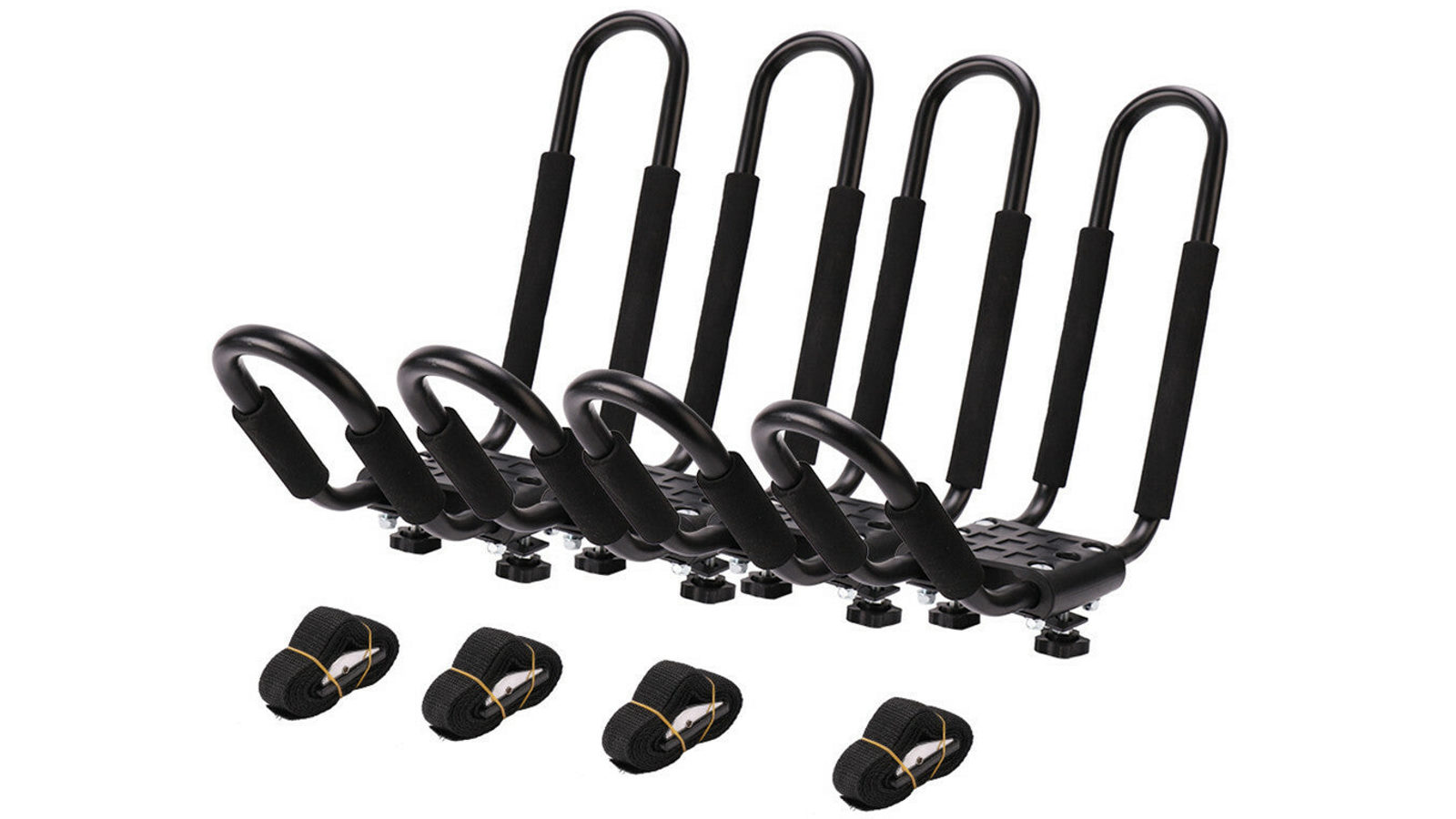 Pretty & Practical 4 Piece Roof Mount Rack for Car or Truck Top ...