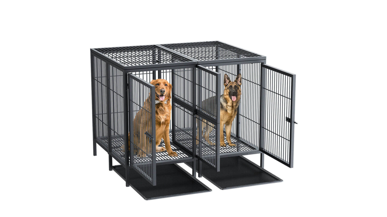 Pretty & Practical Giant Raised Pet Kennel Cage - XXX-Large