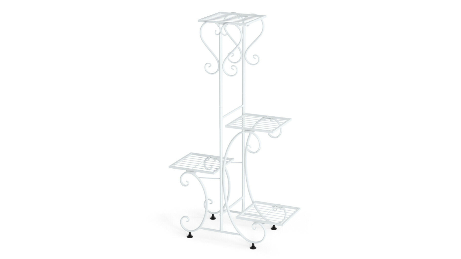 Pretty & Practical 4-Tier Plant and Flower Pot Storage Organizer