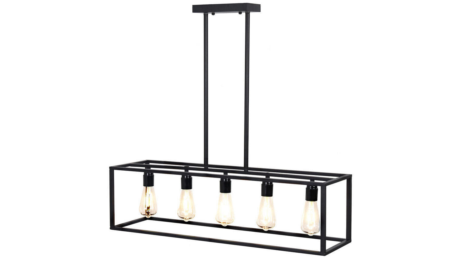 Pretty & Practical 5-Light Kitchen Lighting Linear Pendant